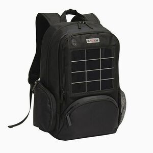 Preferred Nation Outdoor Black Solar Travel Commute Backpack